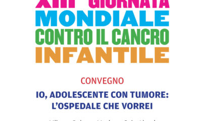 XIII Giornata mondiale contro il cancro infantile